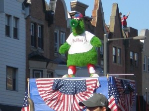 Philadephia Fanatic from World Series Parade