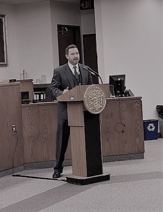 Speaking at CC Superior Court